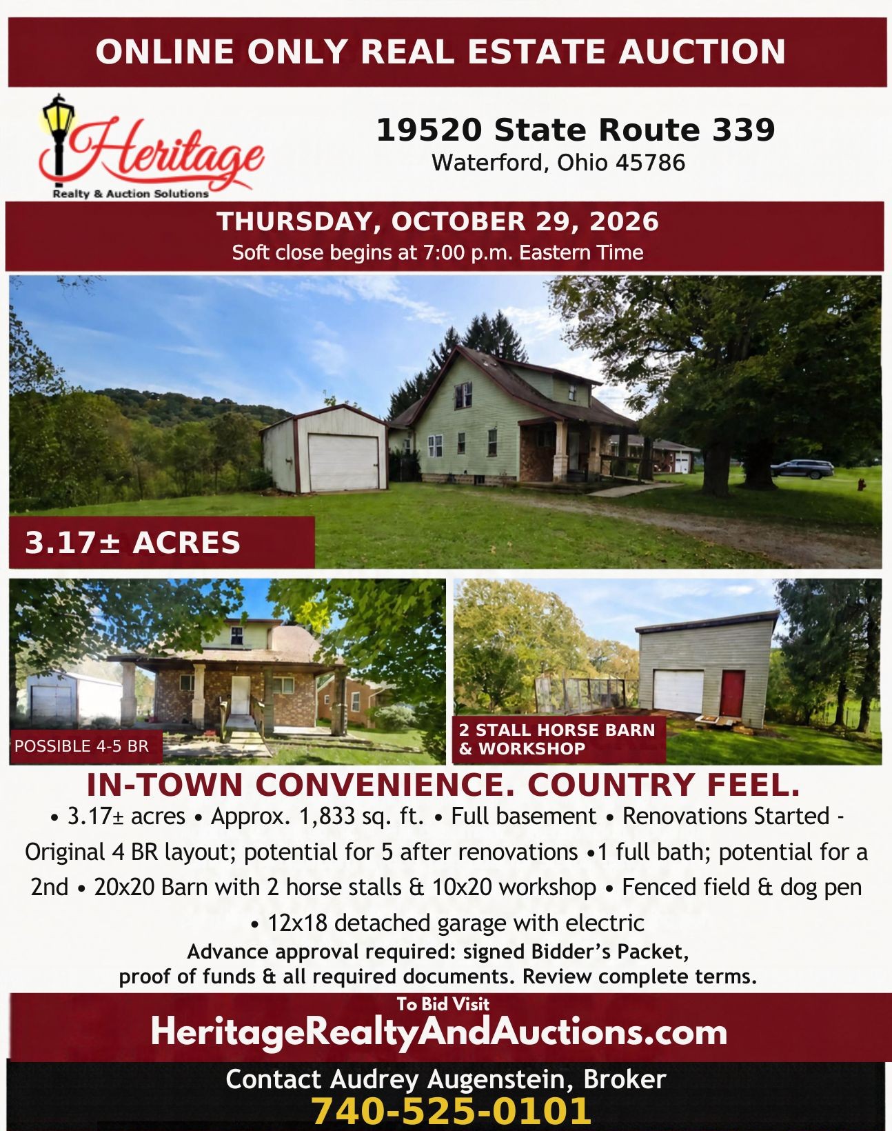 Online Land Auction Kern Rd
